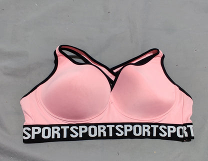 Body Form Women Pink Sport Bra – Preloved Labels (view 2)