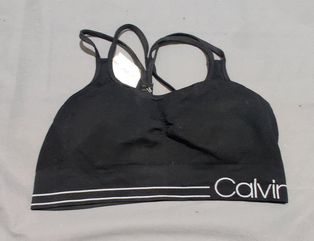 Calvin Klein Women Black Sport Bra – Preloved Labels (view 2)