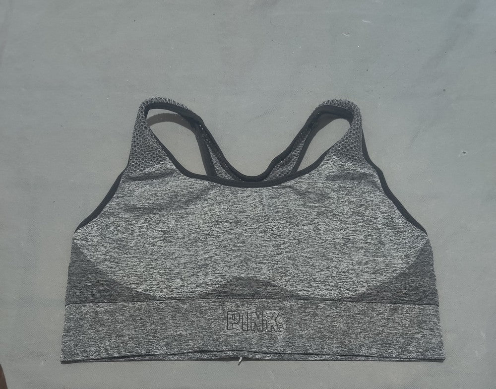 Pink Women Sport Gray Bra – Preloved Labels (view 2)