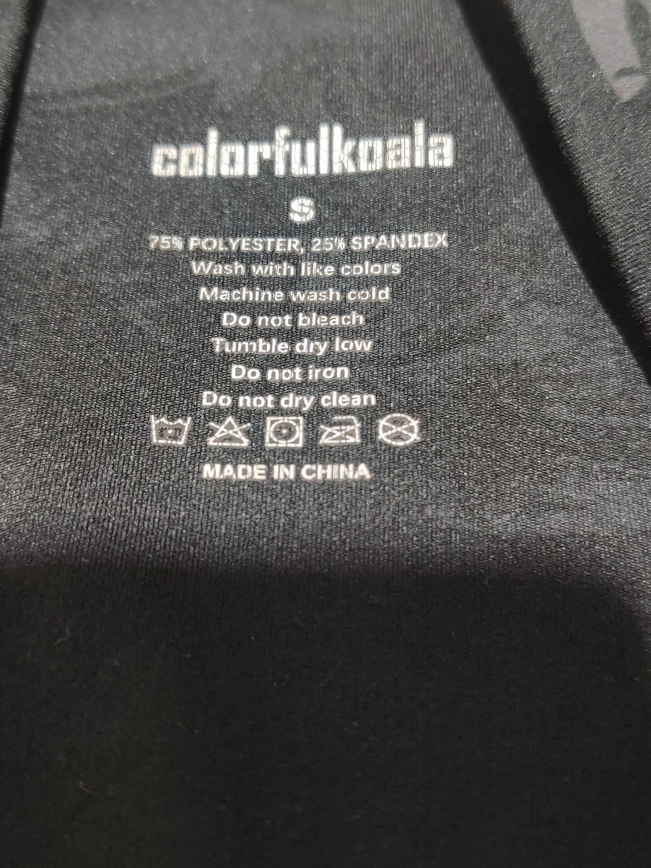 Colorfulkoala Women Black Sport Tights – Preloved Labels (view 3)