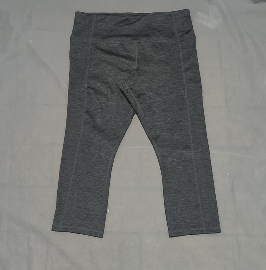 Avia Women Gray Sport Tights