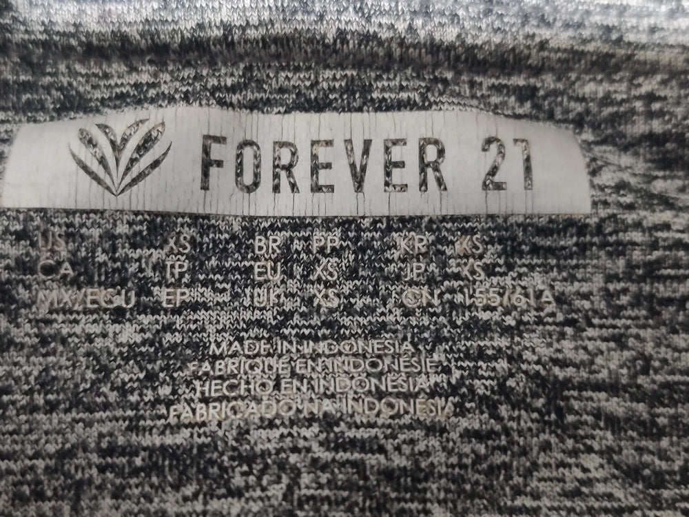 Forever 21 Women Gray Sport Tights