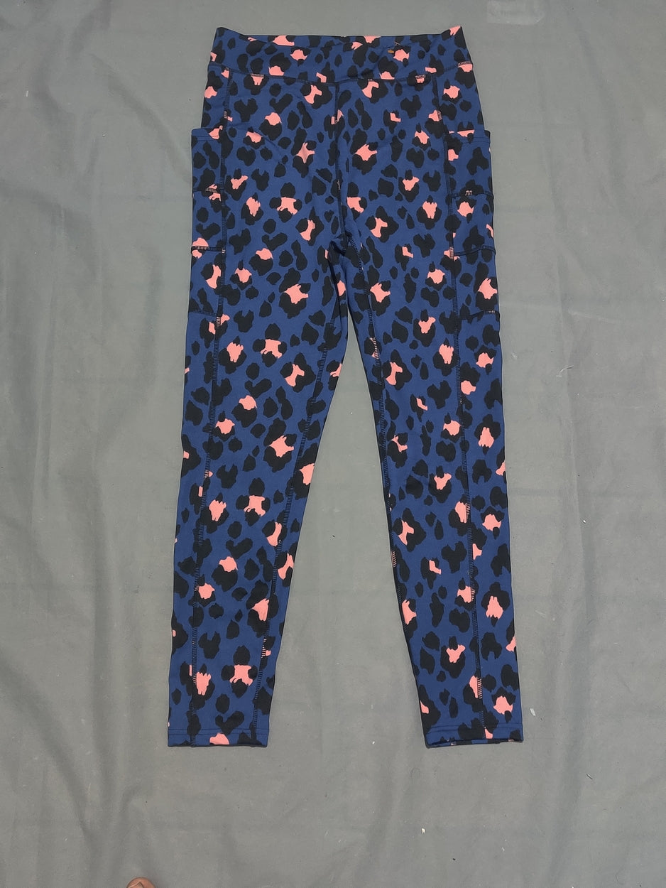 Pop Fit Women Blue Sport Tights – Preloved Labels (view 2)