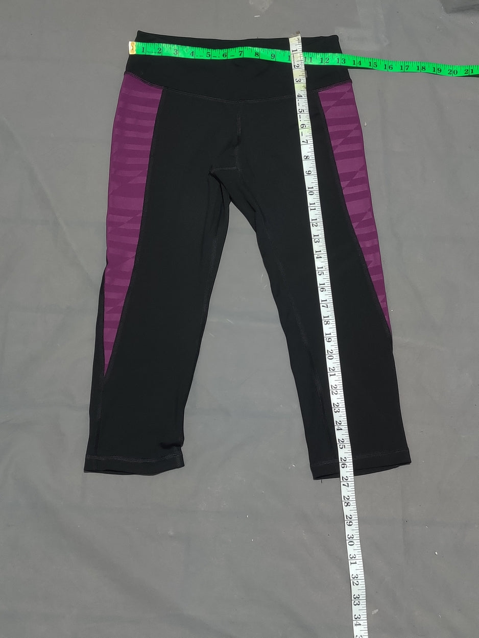 Old Navy Women Black Sport Tights