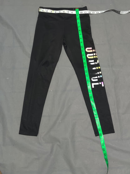 Justice Women Black Sport Tights