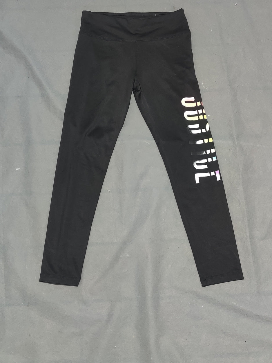 Justice Women Black Sport Tights