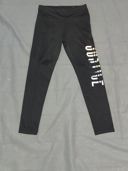 Justice Women Black Sport Tights