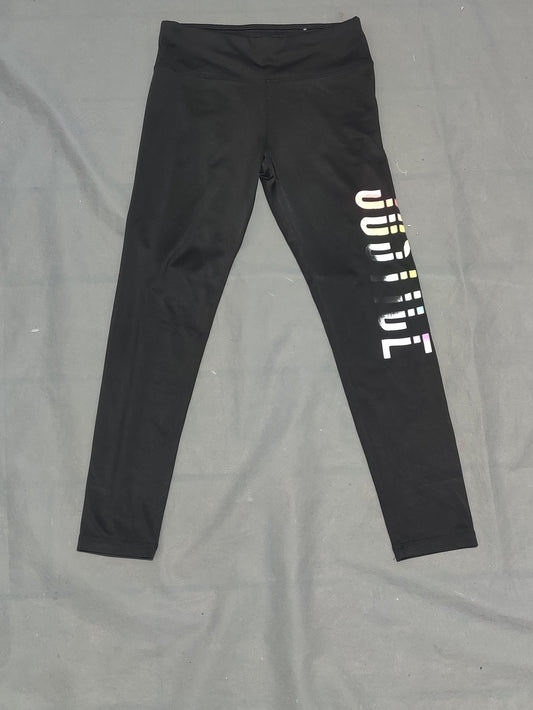 Justice Women Black Sport Tights