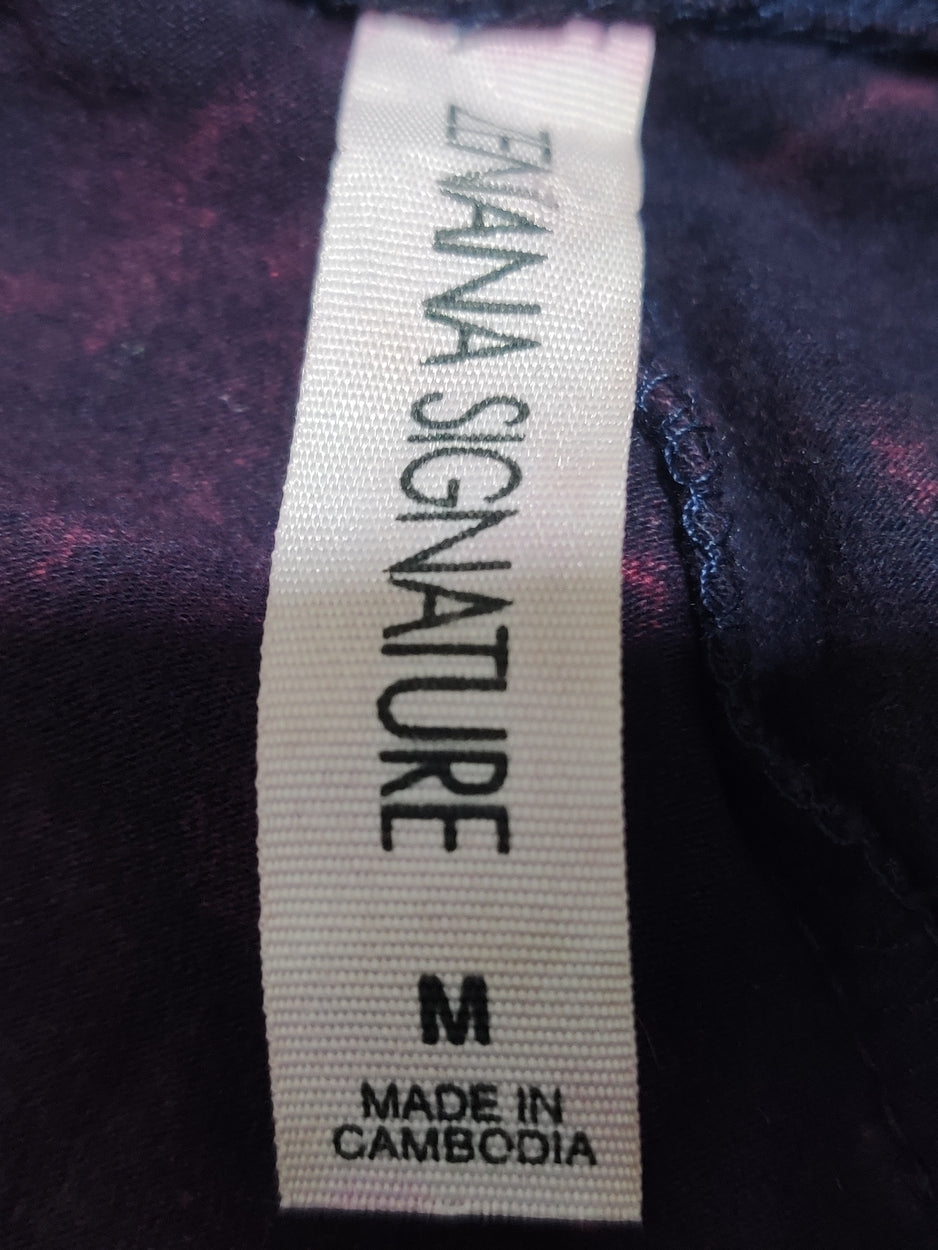 Zenana Signature Women Maroon Sport Tights