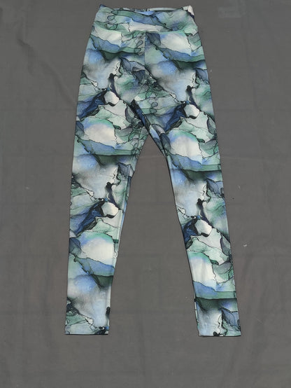 Maxed Women Blue Sport Tights