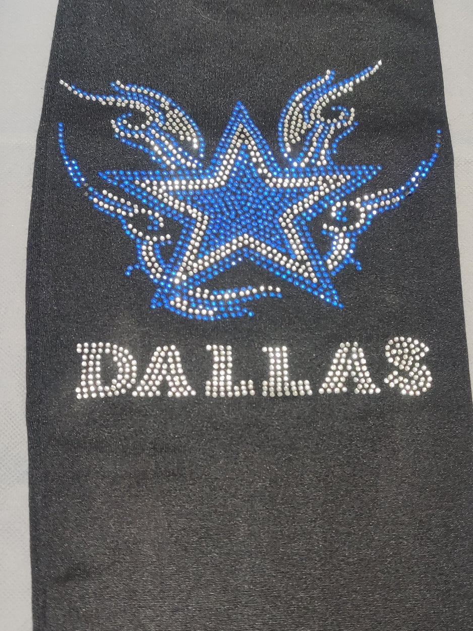 Dallas Women Black Sport Tights