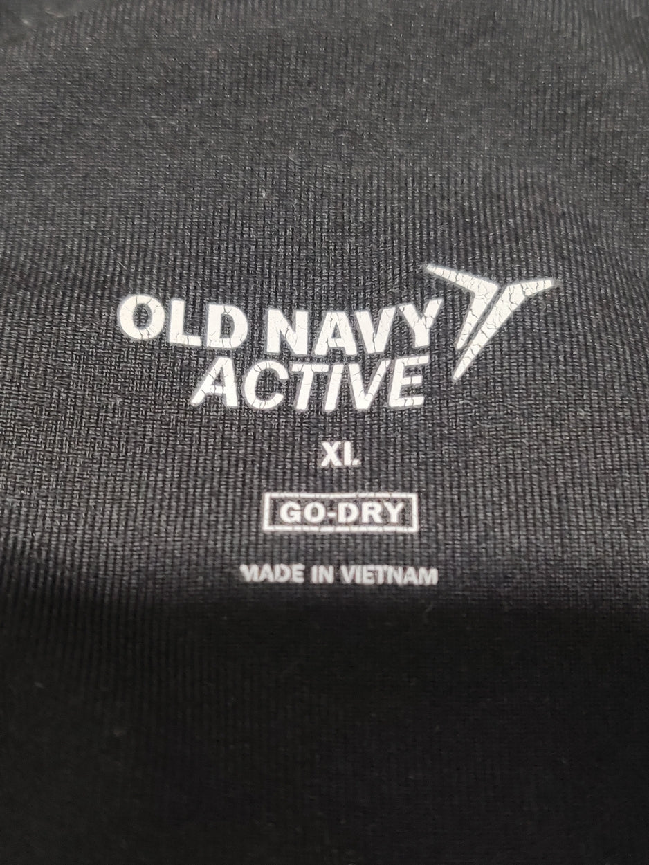 Old Navy Women Black Sport Tights