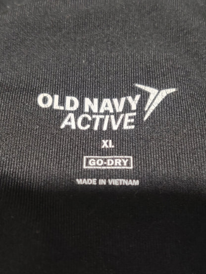 Old Navy Women Black Sport Tights