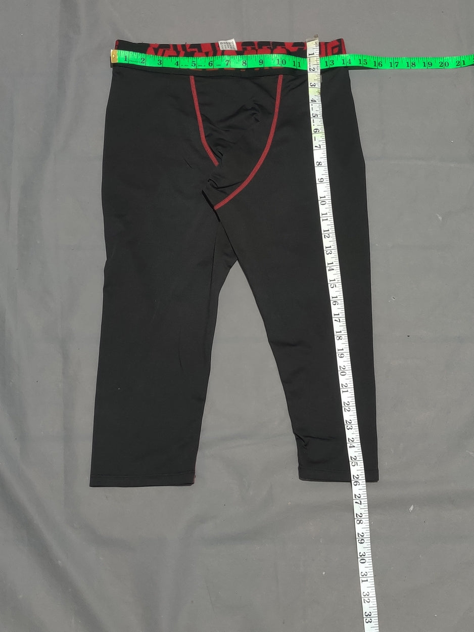 Neleus Pro Women Black Sport Tights