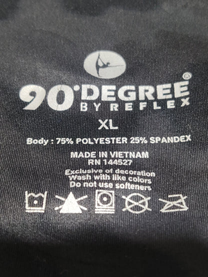 90 Degree Women Black Sport Tights