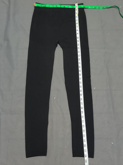 Fleece Lined Women Black Sport Tights