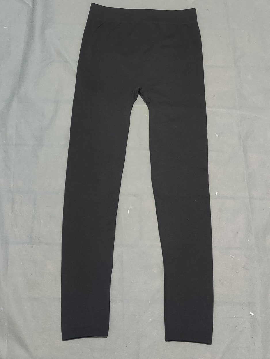 Fleece Lined Women Black Sport Tights