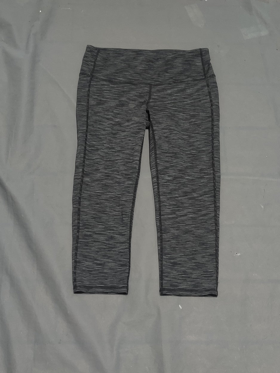 Athleta Women Gray Sport Tights