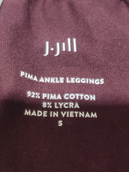 J.Jill Women Maroon Sport Tights