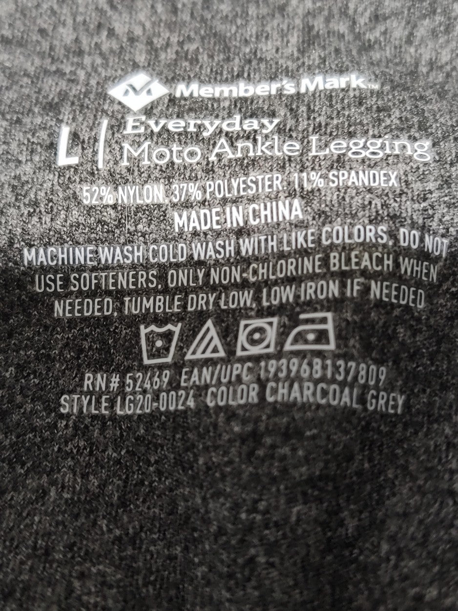 Member's Mark  Women Gray Sport Tights