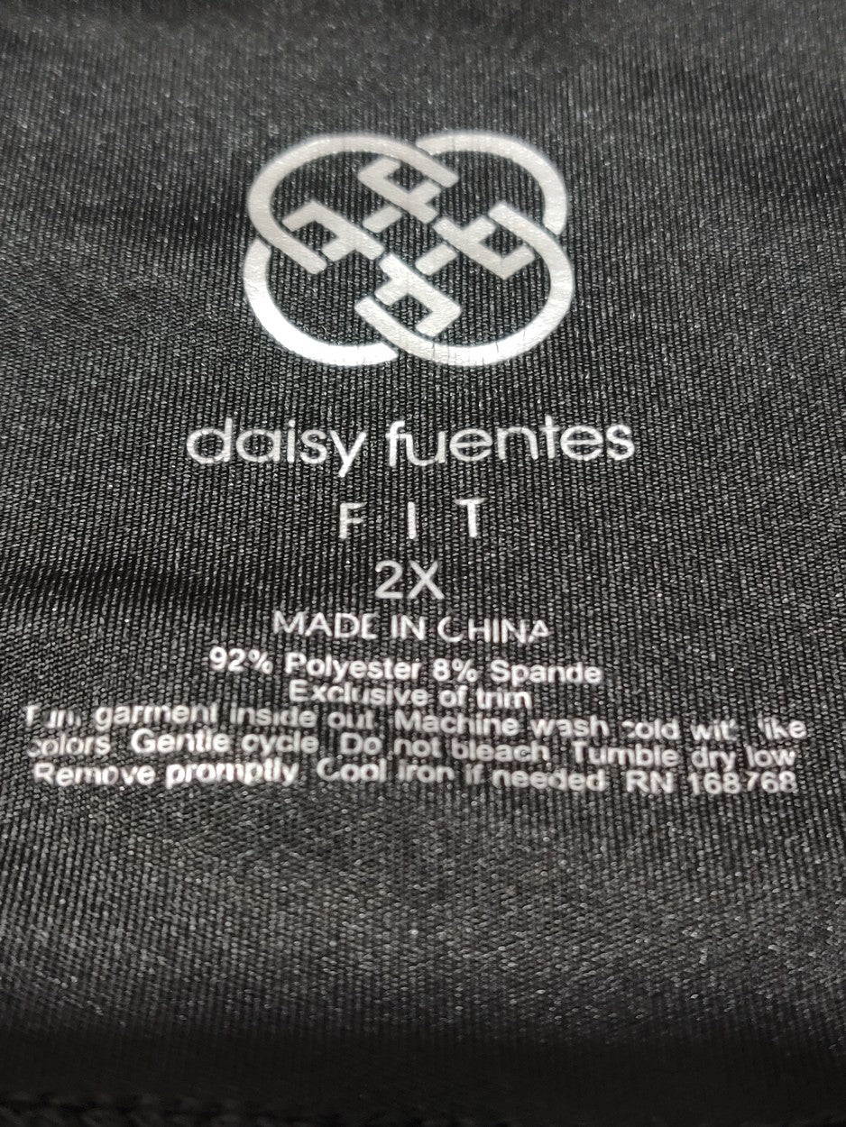 Daisy Fuentes Women Black Sport Tights