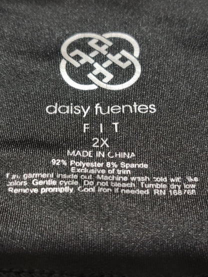 Daisy Fuentes Women Black Sport Tights