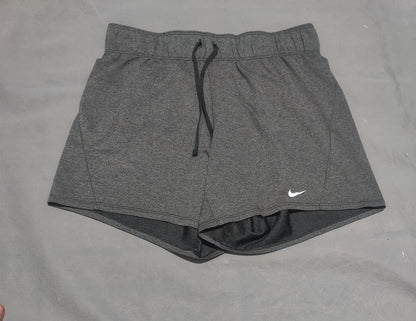 Nike Dri Fit Women Gray Sport Short