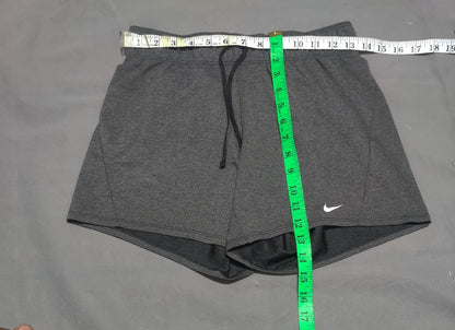 Nike Dri Fit Women Gray Sport Short