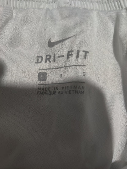 Nike Dri Fit Women White Sport Short