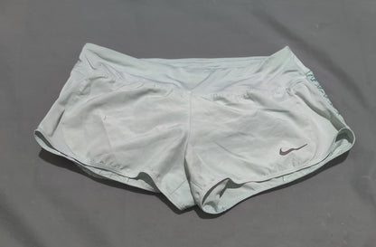 Nike Dri Fit Women White Sport Short