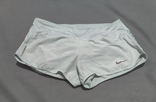 Nike Dri Fit Women White Sport Short
