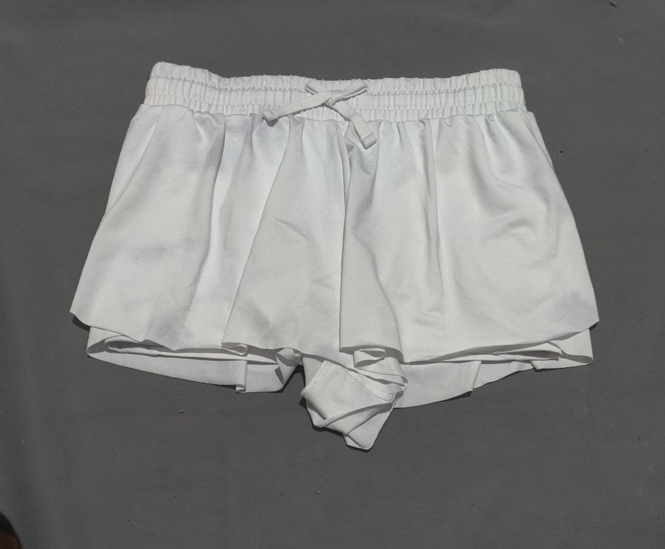 Yoga Licious Women White Sport Short