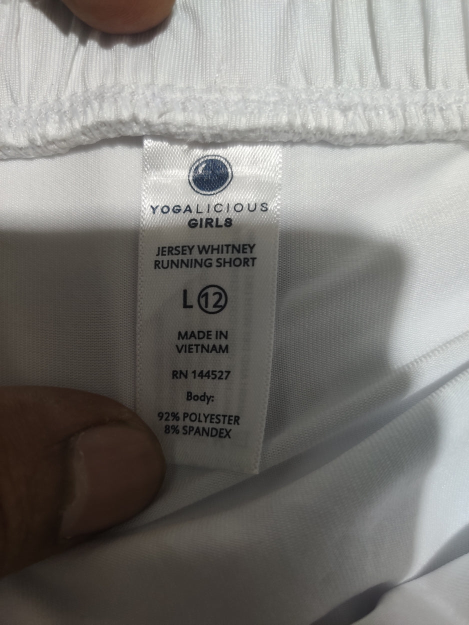 Yoga Licious Women White Sport Short