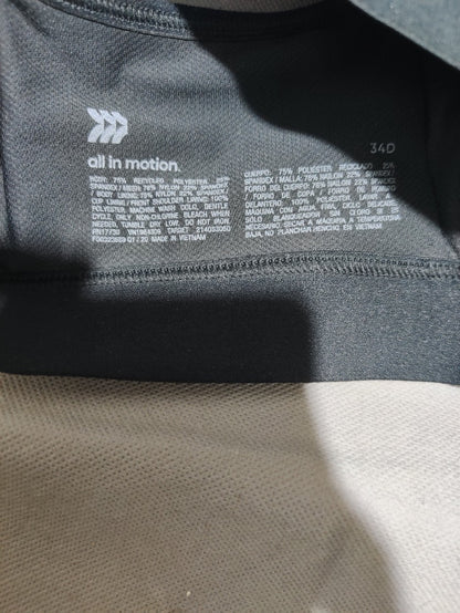 All In Motion Women Black Sport Bra