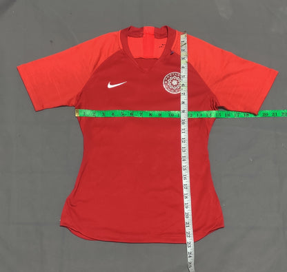 Nike Dri Fit Women Sport Red T Shirt