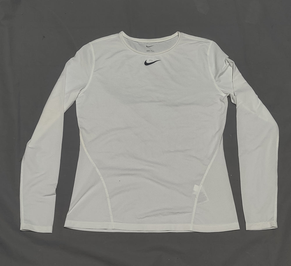 Nike Dri Fit Women Sport White T Shirt