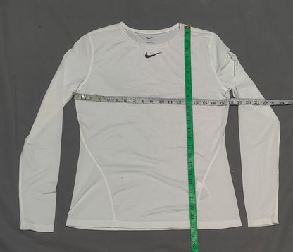 Nike Dri Fit Women Sport White T Shirt