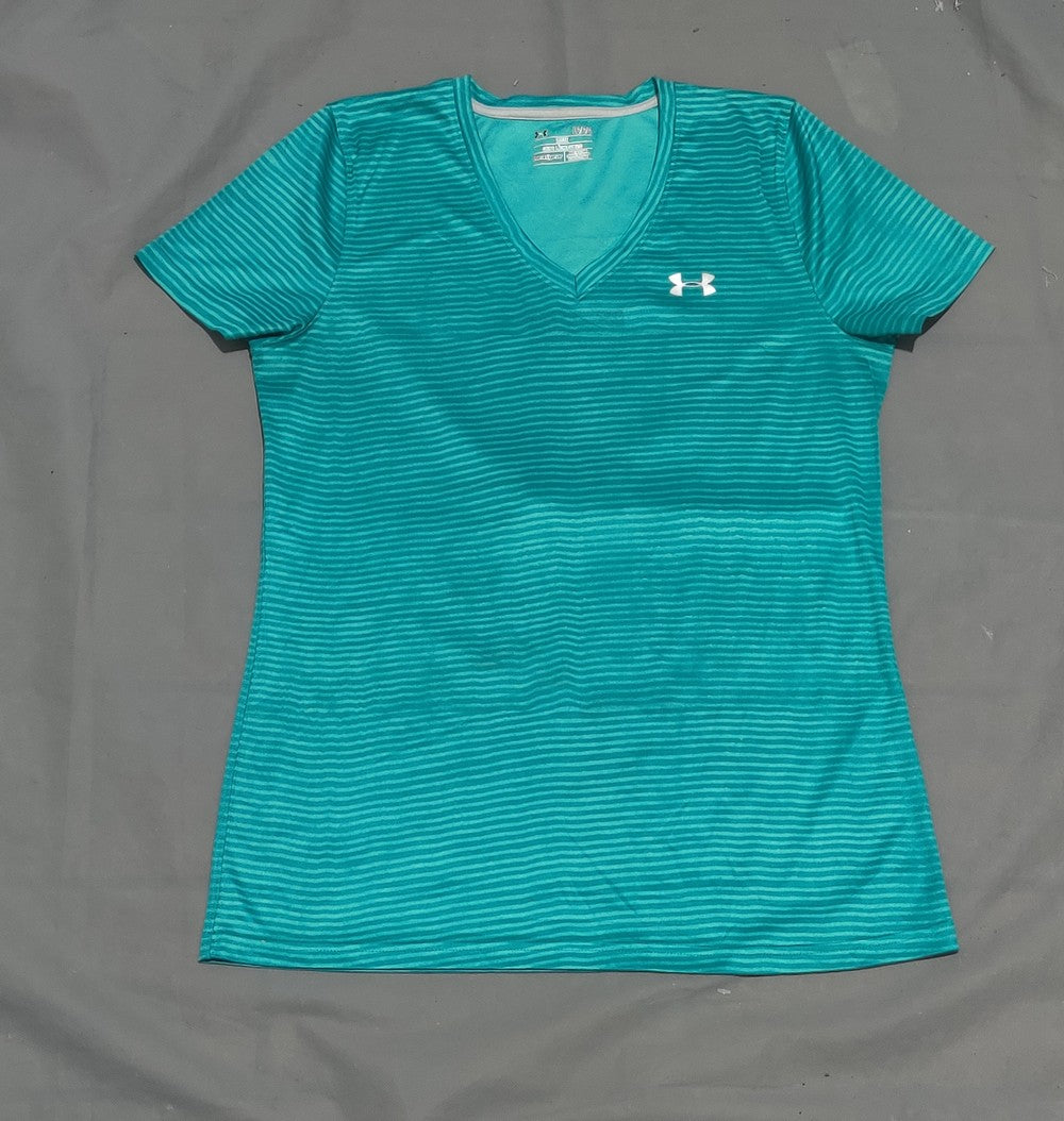 Under Armour Women Sport Green T Shirt