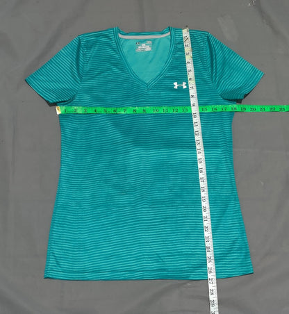 Under Armour Women Sport Green T Shirt