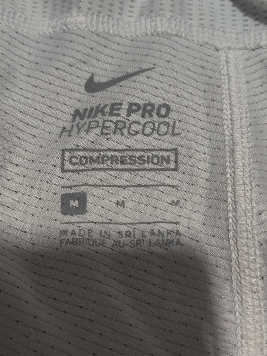Nike Pro Women White Sport Tights