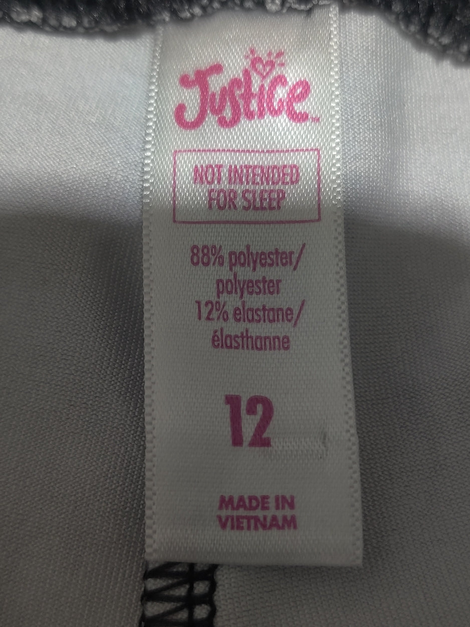 Justice Women Black Sport Tights