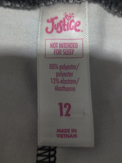 Justice Women Black Sport Tights
