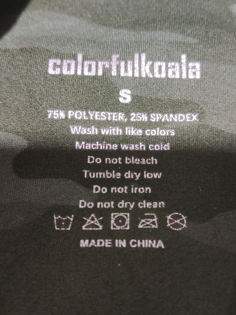 Colorfulkoala Women Camouflage Sport Tights