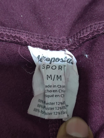 Aeropostale Women Purple Sport Tights