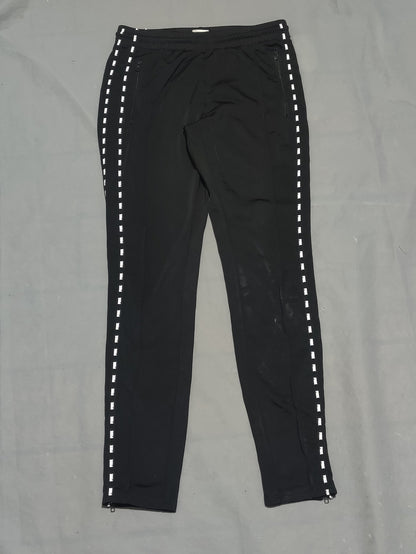 Pink Women Black Sport Trouser
