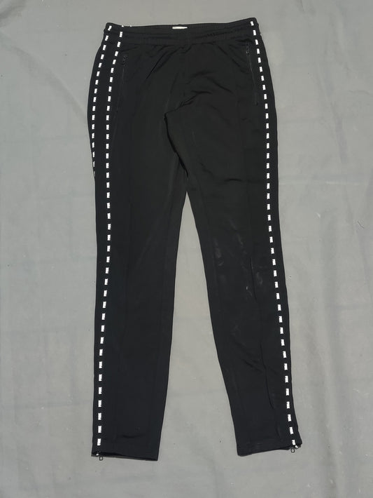 Pink Women Black Sport Trouser
