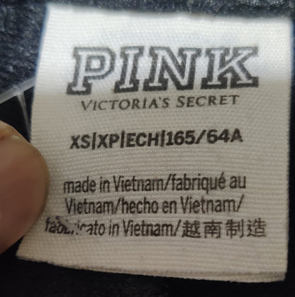 Pink Women Black Sport Trouser
