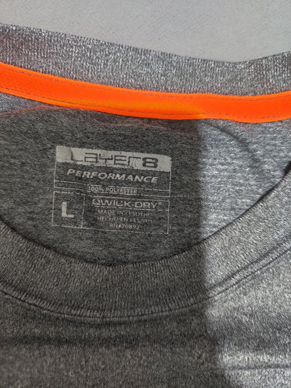 Layer 8 Men Sport Gray T Shirt