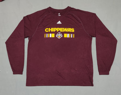 Adidas Men Sport Maroon T Shirt