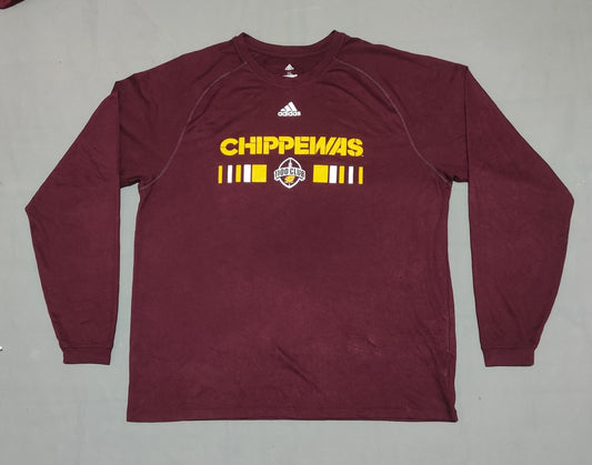 Adidas Men Sport Maroon T Shirt